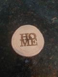 Wisconsin HOME Wood Slice Coaster Set