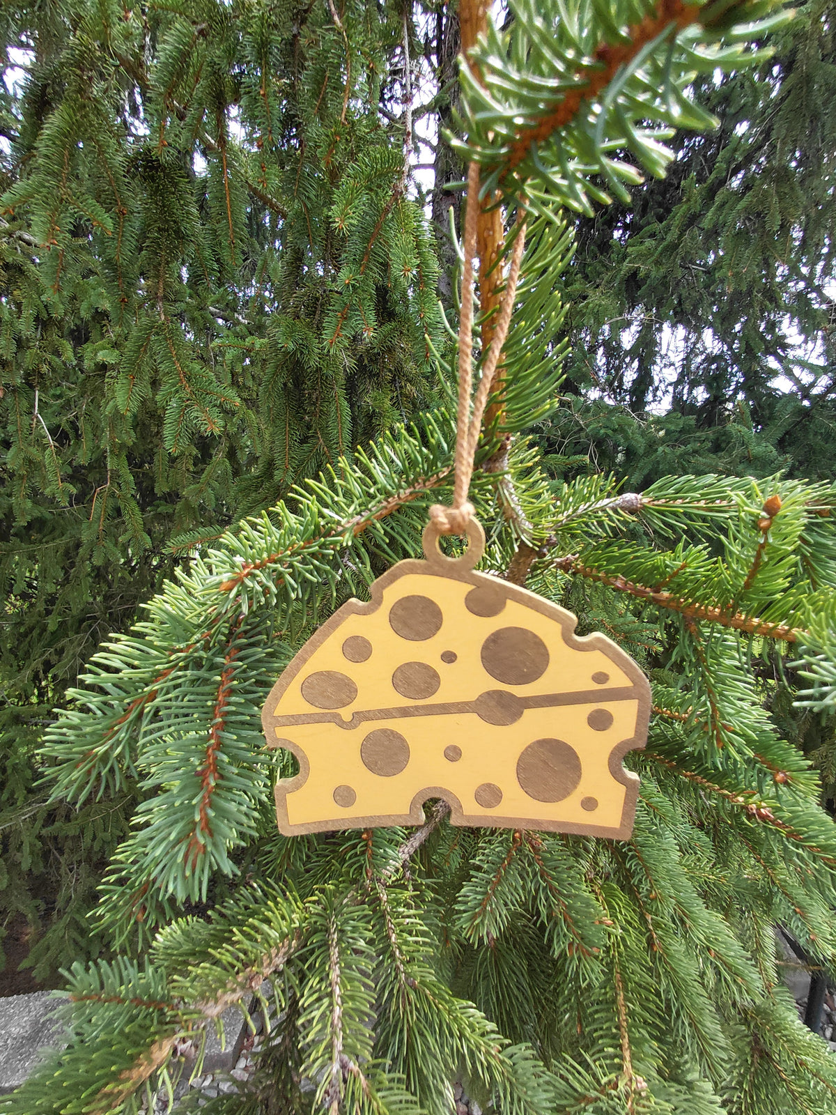 Wisconsin Cheese Wedge Ornament