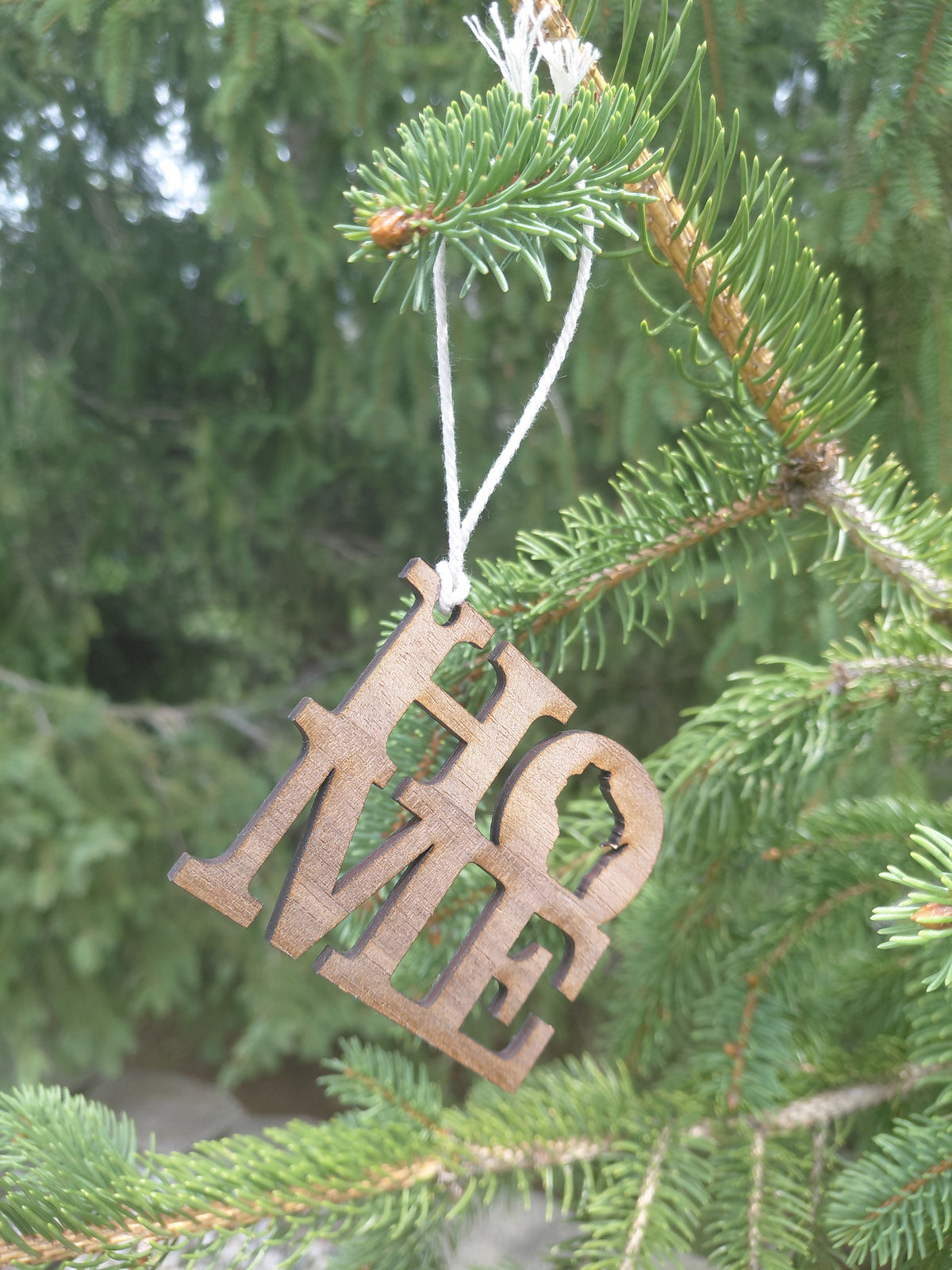 Wisconsin HOME Basswood Ornament