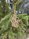 Wisconsin State Outline Ornament